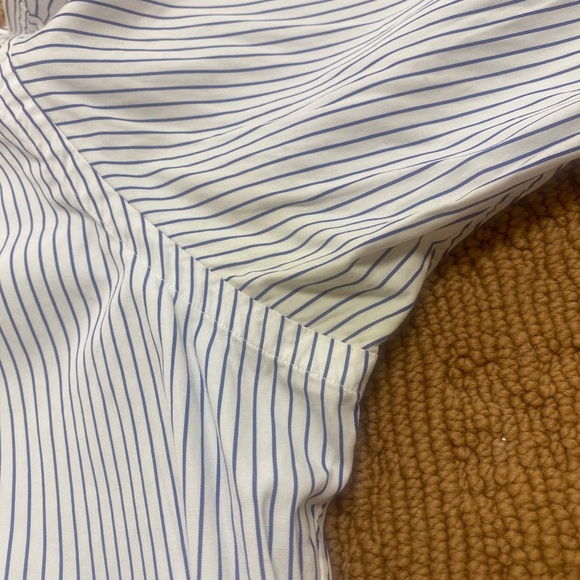 POLO Ralph Lauren dress shirt Size 15 1/2-34 regent classic fit Blue Stripe - Picture 5 of 9